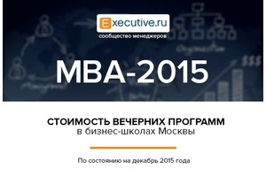 MBA-2015: Сколько стоит вечерний курс в бизнес-школах Москвы