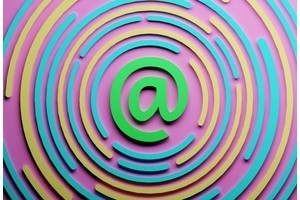 Mini colorful email sign