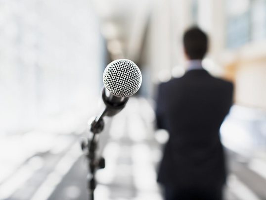 Show how to be a public speaker