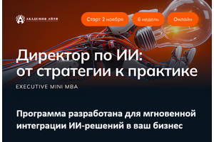 Программа «Директор по ИИ» от Академии АйТи