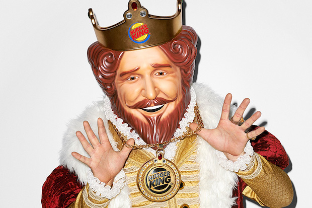 Король, талисман бренда Burger King