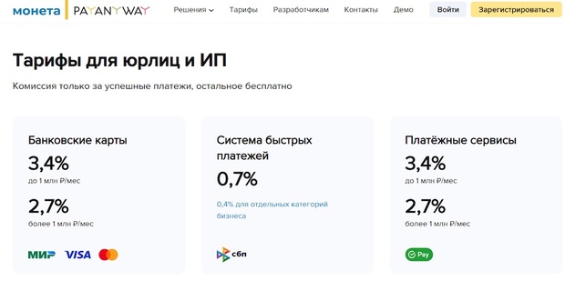 PayAnyWay от Монеты