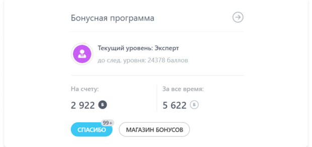 признание заслуг