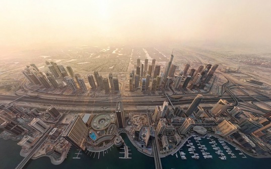 Show wallpapers cityscape emirates united building dubai aerial wallpaper