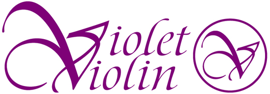 Show violet violin logo color